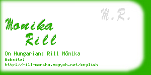 monika rill business card